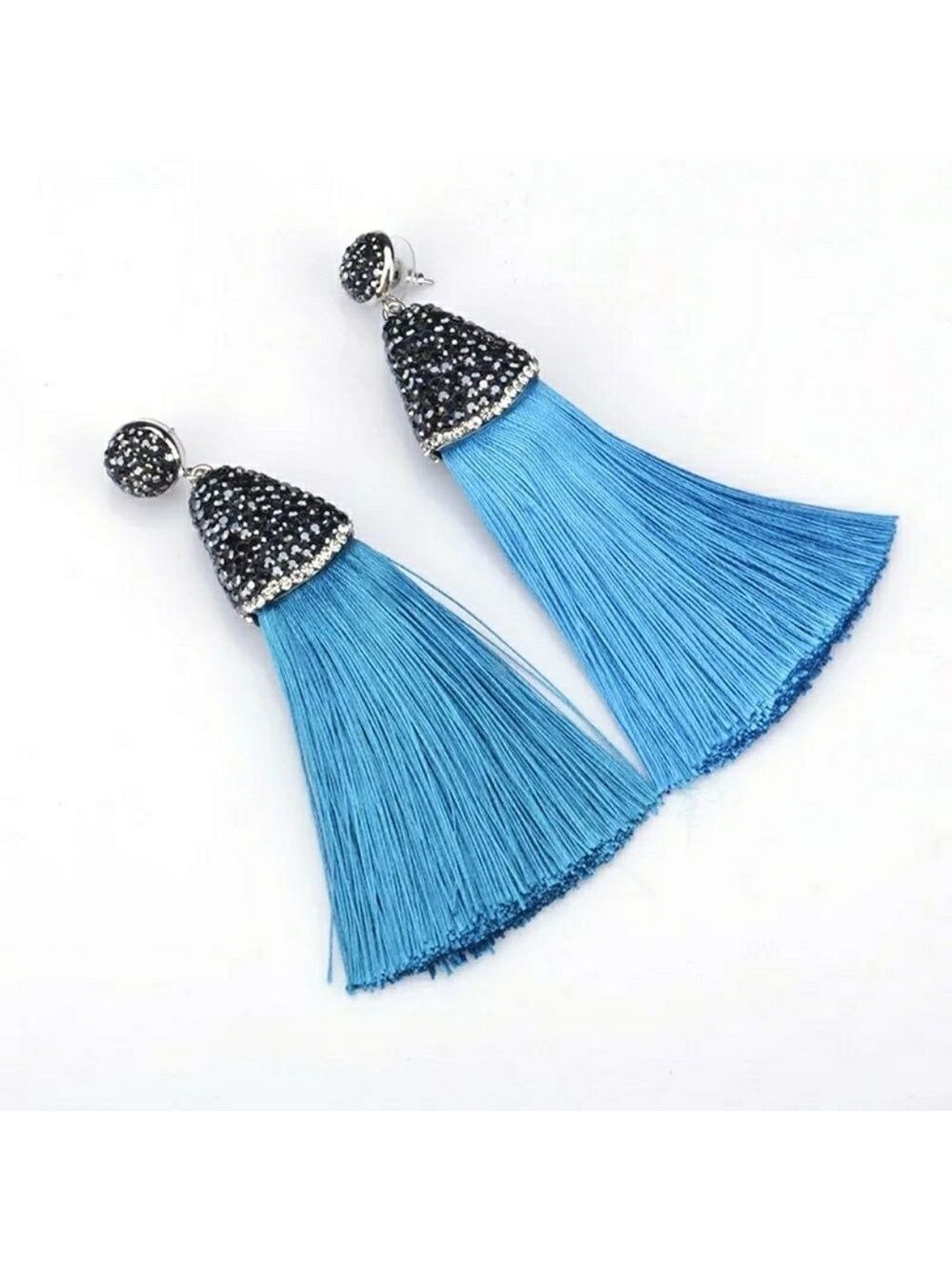 Silk Tassel Earrings
